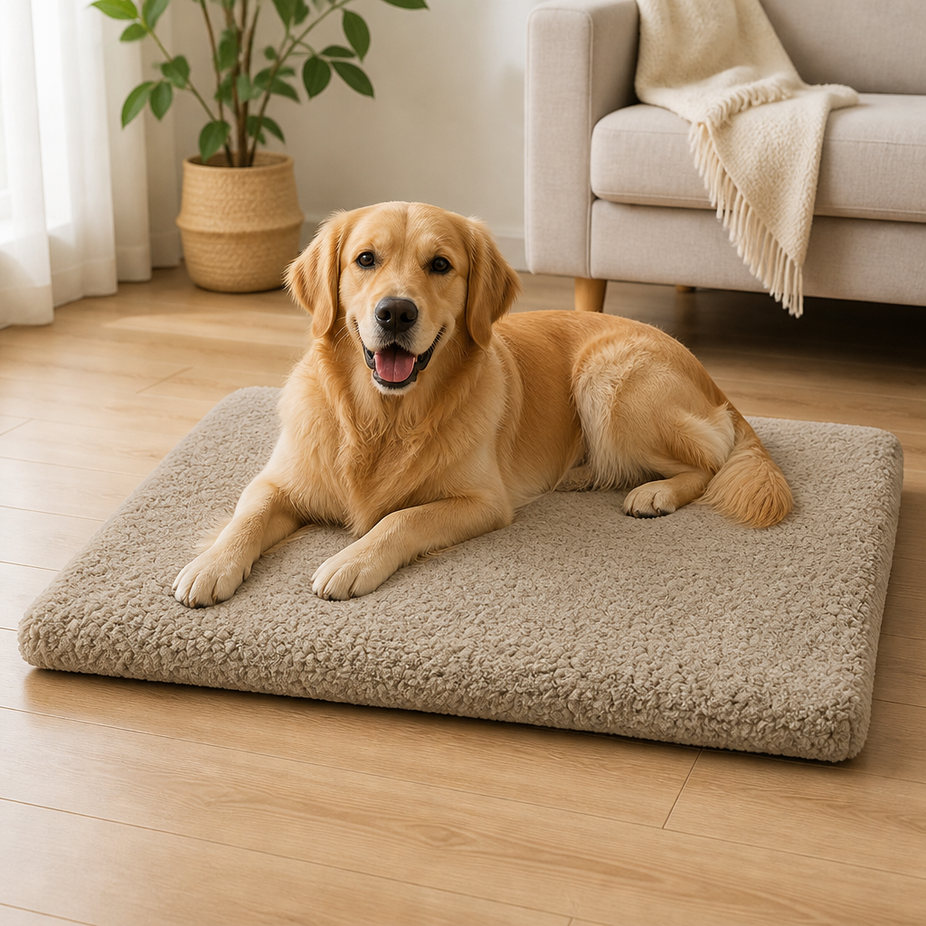 DogBedHouse Orthopedic 3D Foam Dog Bed (Removable Washable Cover)