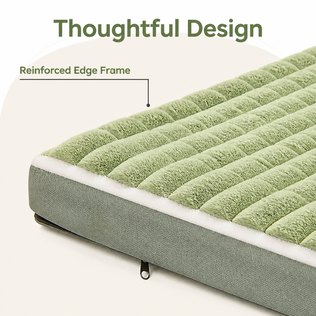 DogBedHouse Orthopedic Memory Foam Dog Bed (Machine-Washable Cover)