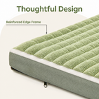 DogBedHouse Orthopedic Memory Foam Dog Bed (Machine-Washable Cover)