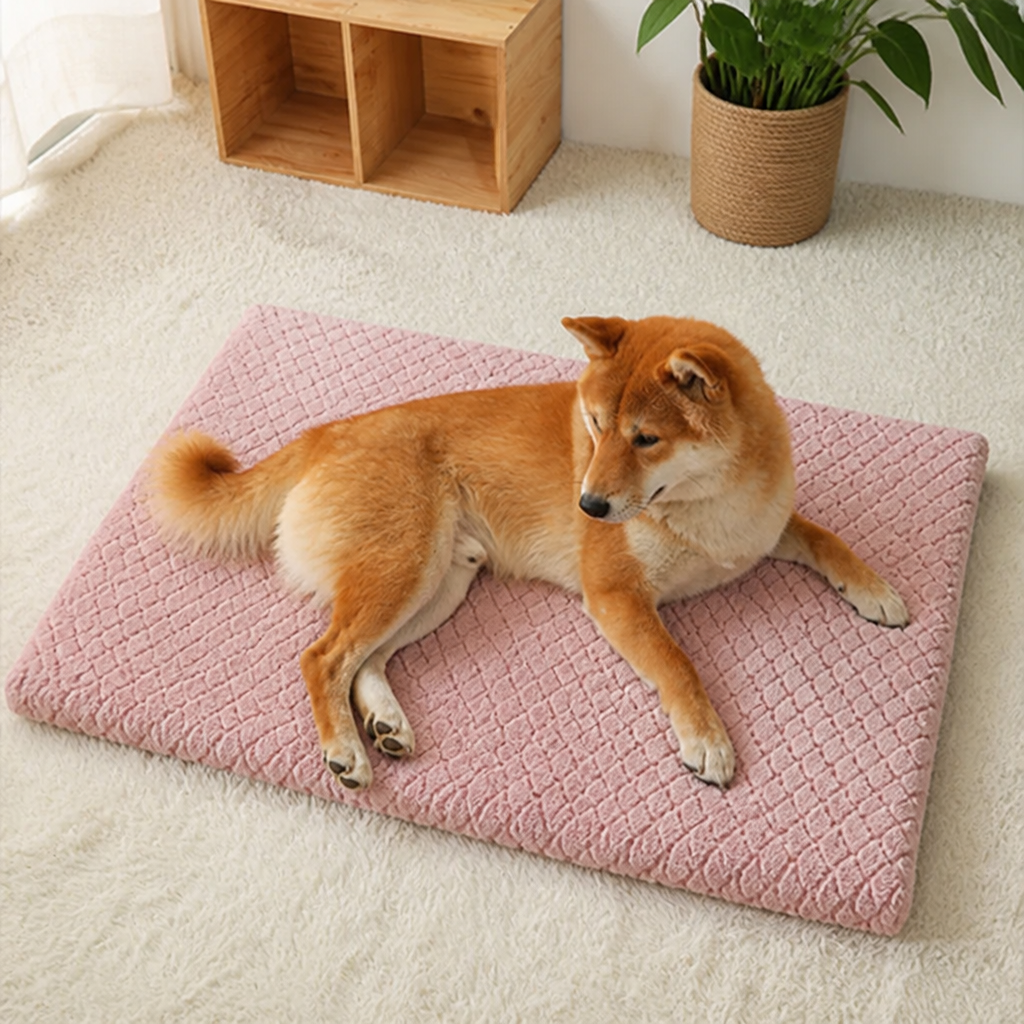 DogBedHouse Orthopedic Memory Foam & Waterproof Dog Bed (Removable Cover)