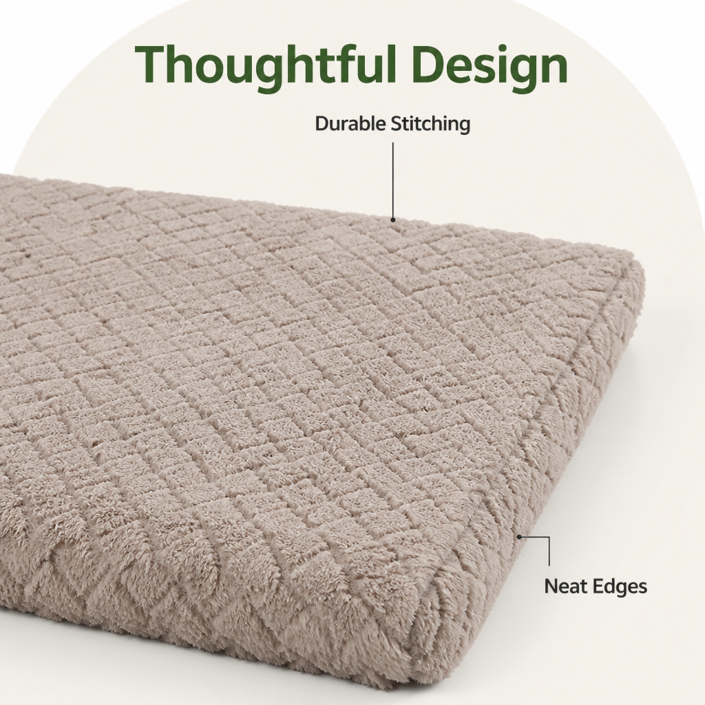 DogBedHouse Orthopedic Memory Foam & Waterproof Dog Bed (Removable Cover)