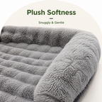 DogBedHouse Plush & Machine Washable Bolster Bed