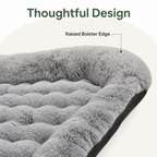 DogBedHouse Plush & Machine Washable Bolster Bed