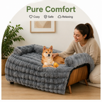 DogBedHouse Plush & Machine Washable Bolster Bed