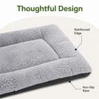 DogBedHouse Premium Fleece & Cotton Washable Dog Bed Mat