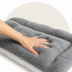 DogBedHouse Reversible Plush & High-Resilience Foam Dog Bed (Extra Large)