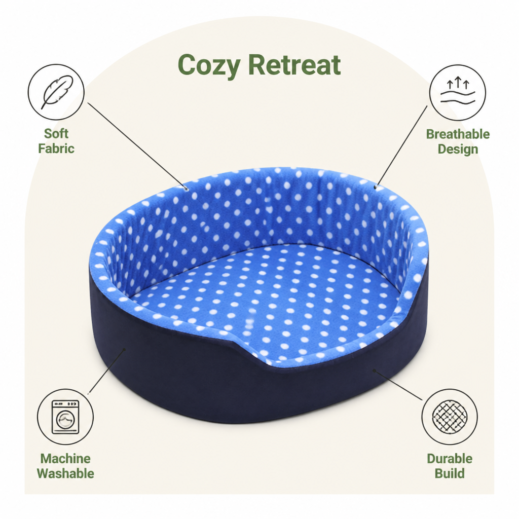 DogBedHouse Soft & Breathable Washable Dog Bed Mat