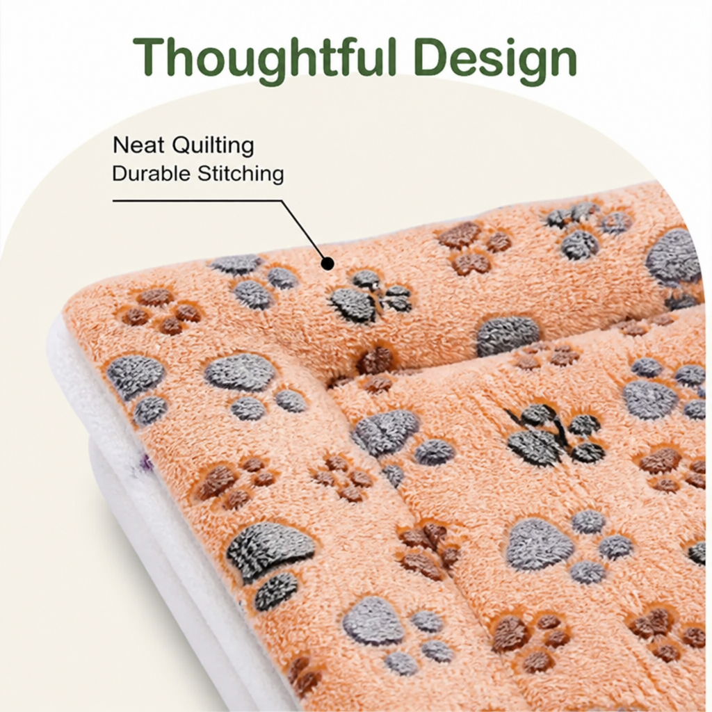 DogBedHouse Thick Flannel Pet Mat (Multiple Sizes)