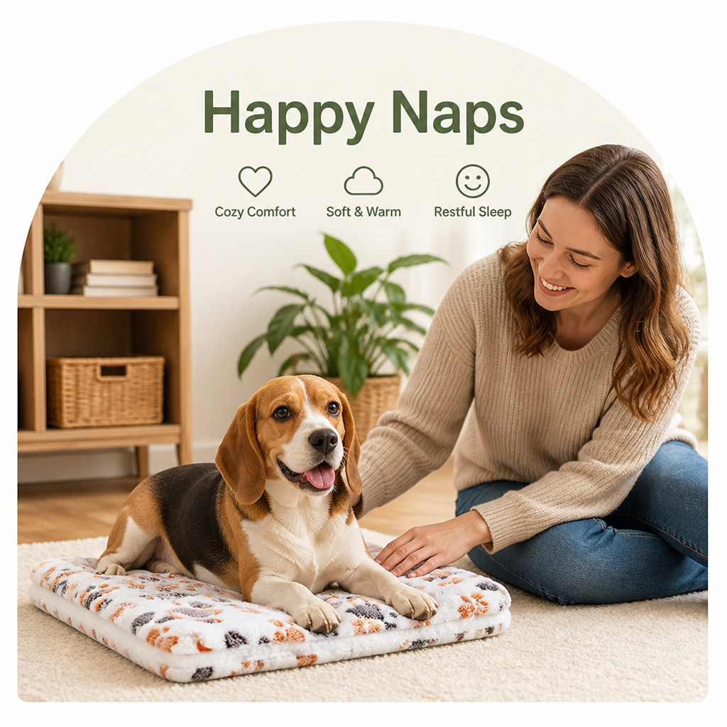 DogBedHouse Thick Flannel Pet Mat (Multiple Sizes)