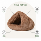 DogBedHouse Thickened Plush Triangle Kennel Mat