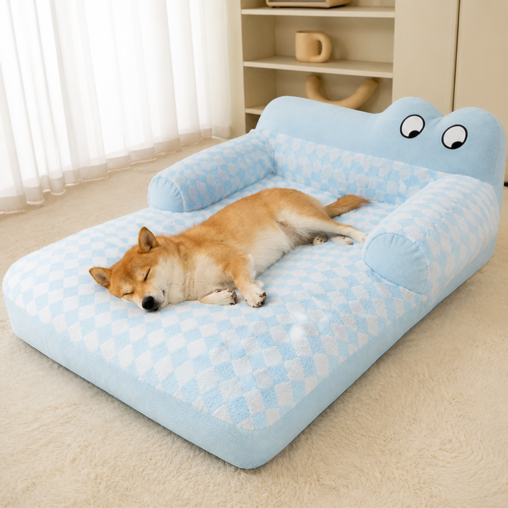 DogBedHouse Warm Plush Washable Sofa Bed
