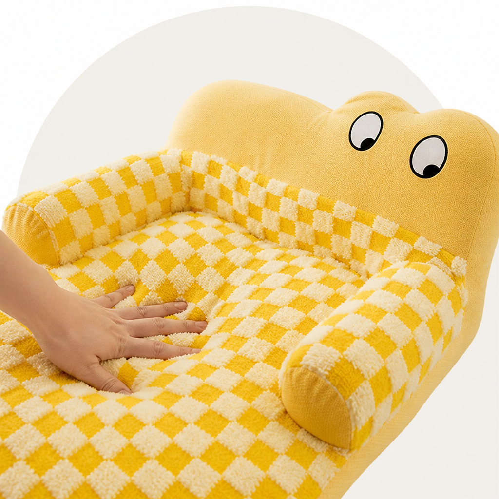 DogBedHouse Warm Plush Washable Sofa Bed