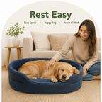 DogBedHouse Waterproof & Anti-Mite Washable Dog Bed