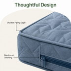 DogBedHouse Waterproof & Anti-Slip Quilted Fleece Dog Bed Cover (Removable Cover)