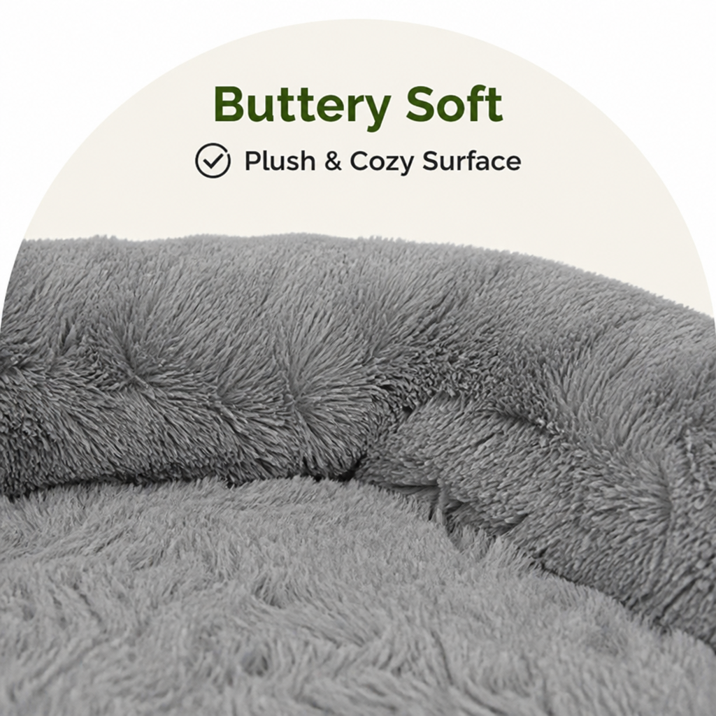 DogBedHouse Waterproof & Machine Washable Non-Slip Bolster Bed
