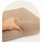 DogBedHouse Wave Sponge & Short Plush Dog Bed (Removable Washable Cover)
