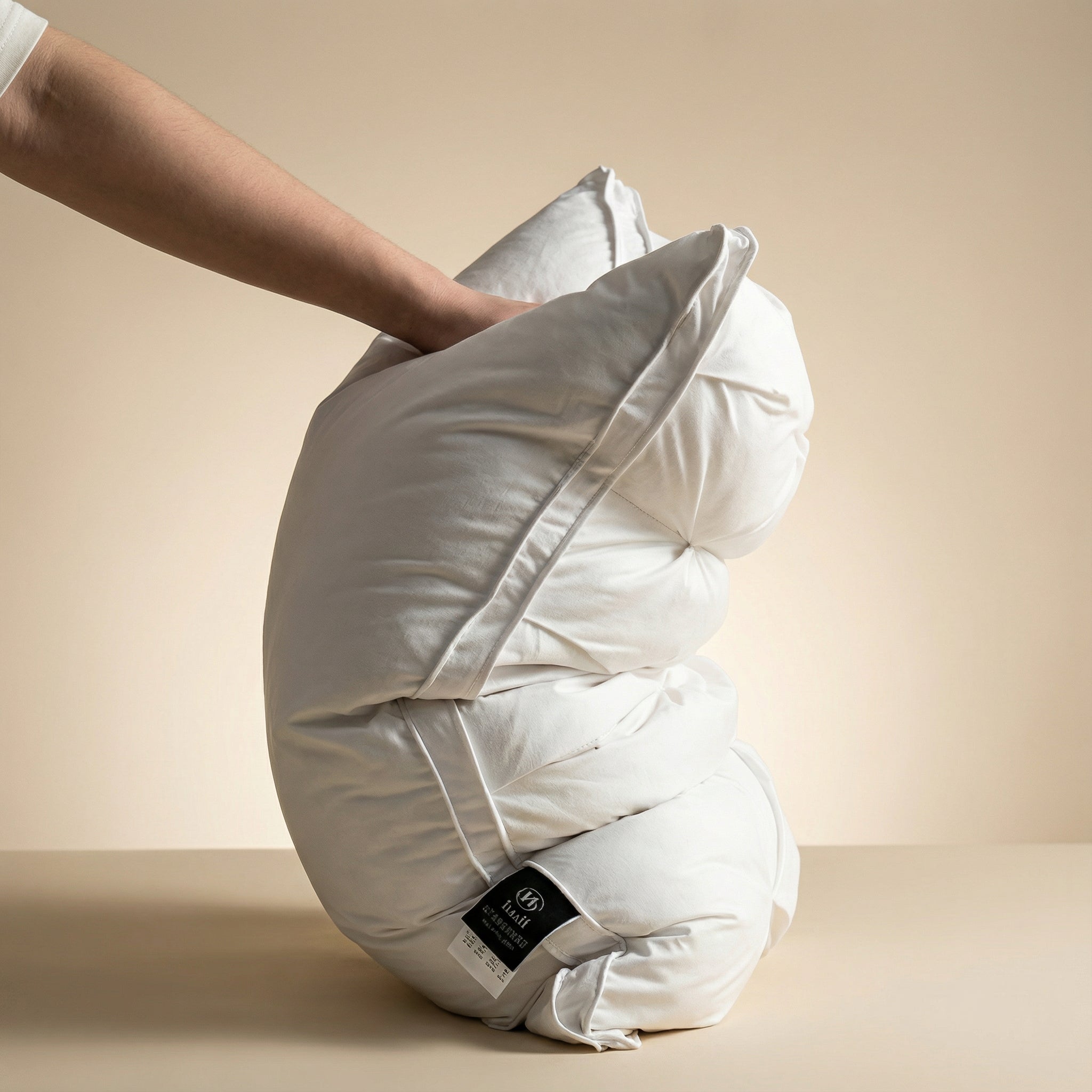 Down Pillow | Hotel-Style Soft Support | Goose Down Filling | Breathable Cotton Cover