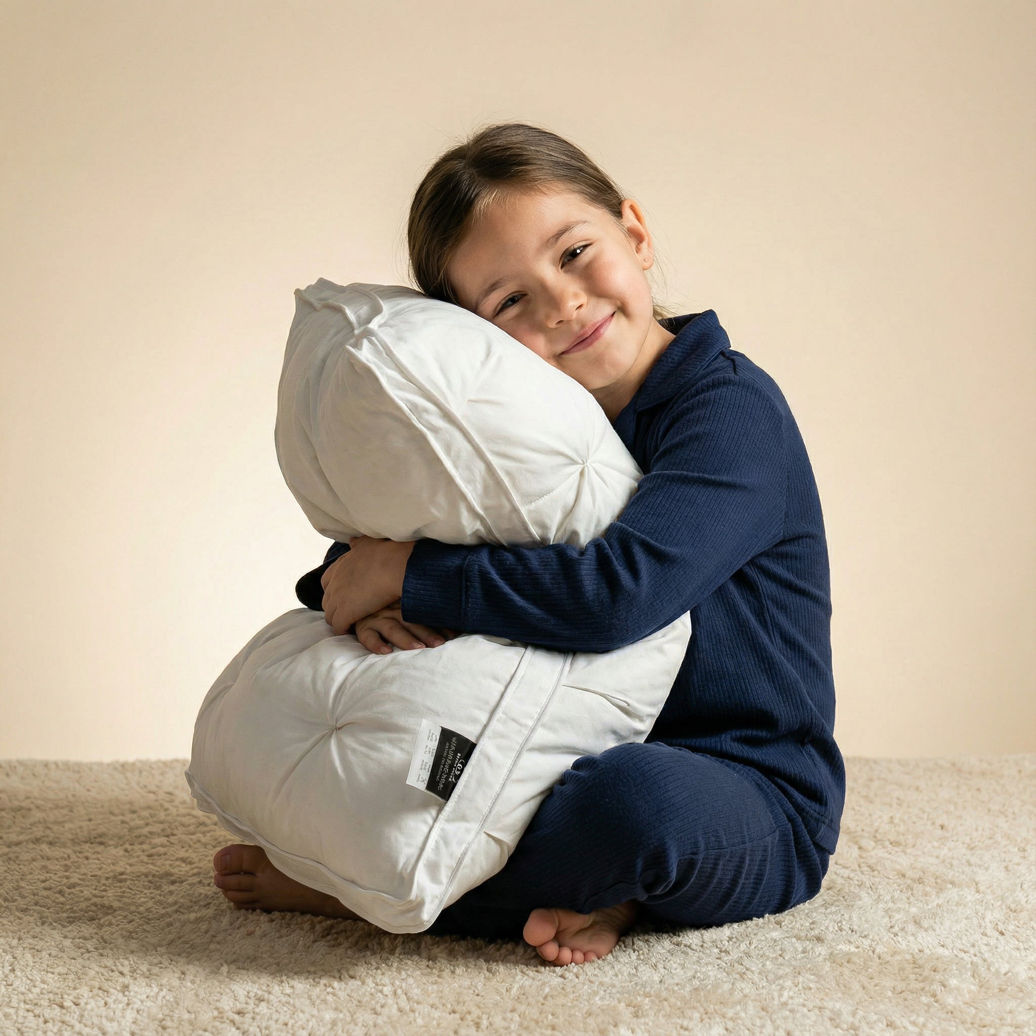 Down Pillow | Hotel-Style Soft Support | Goose Down Filling | Breathable Cotton Cover