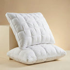 Down Pillow | Hotel-Style Soft Support | Goose Down Filling | Breathable Cotton Cover