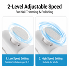 Electric Nail Clipper for All Ages | 3-in-1 Trim, File & Polish | USB Rechargeable | Safe, Quiet Use