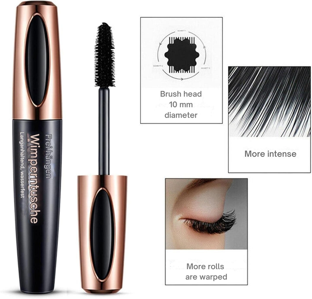Eyelash Mascara | 5D Fiber Formula | Lengthening & Volumizing | Waterproof & Smudge-Proof