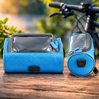 Fahrrad Lenker Tasche | Touchscreen Fenster | Wasserabweisendes Nylon | Universelle Klettbefestigung