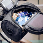 Fahrrad Lenker Tasche | Touchscreen Fenster | Wasserabweisendes Nylon | Universelle Klettbefestigung