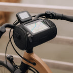 Fahrrad Lenker Tasche | Touchscreen Fenster | Wasserabweisendes Nylon | Universelle Klettbefestigung