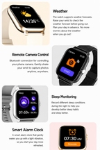 Fitness Smartwatch | Health Monitoring (Heart Rate & SpO2) | Long Battery Life