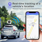 GPS Tracker | Real-Time Tracking via App | Magnetic Mounting | Long Battery Life