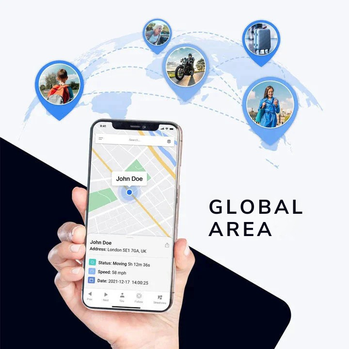 GPS Tracker | Real-Time Tracking via App | Magnetic Mounting | Long Battery Life