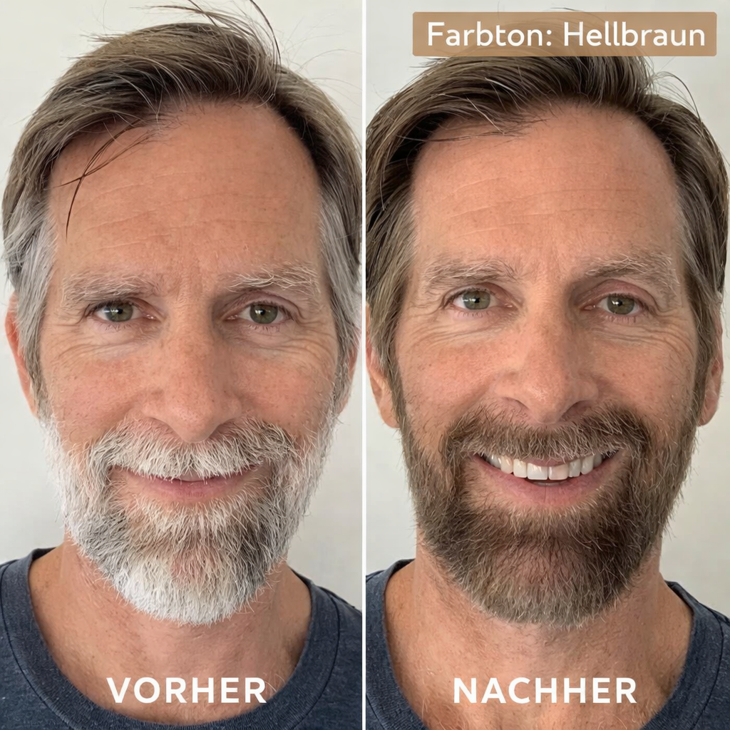 Haarfärbe-Shampoo | Farbschutz & Grauabdeckung | 200ml | Einfache Anwendung zu Hause