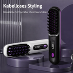 Hair Straightener | Cordless Ceramic Ionic Plates | USB Rechargeable with LCD Control | Travel-Ready