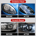 Headlight restoration fluid | Removes yellowing & oxidation | UV protection | 2-Pack