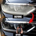 Headlight restoration fluid | Removes yellowing & oxidation | UV protection | 2-Pack