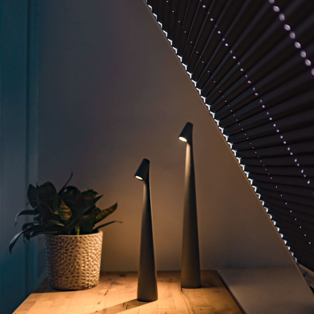Indoor Table Lamp | Wireless Designer LED | 3-Stage Touch Dimming | USB Rechargeable