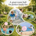 Inflatable Ball for Kids & Family | Tear-Resistant, Self-Sealing Valve | BPA-Free for Outdoor Play