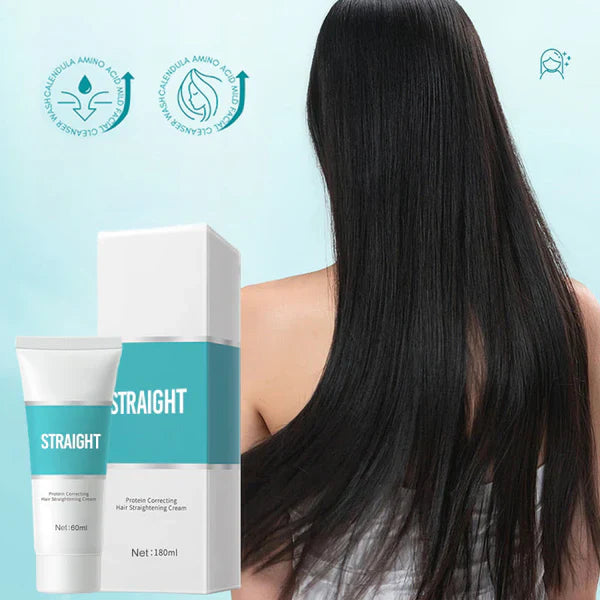 Keratin Hair Smoothing Cream | Anti-Frizz & Nourishing Formula | 60ml | Smooth Silky Finish