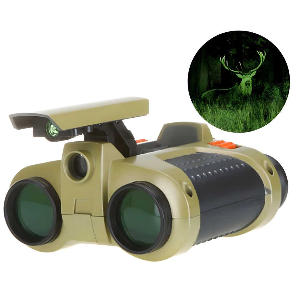 Kids Binoculars | Night Vision | Shockproof & Waterproof | 4x Magnification