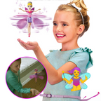 Kids Flying Fairy Toy | Hand-Controlled Hover | LED Lights & USB Rechargeable | Child-Safe