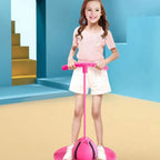 Kids Hopper Ball | Non-Slip Platform | Removable Foam Handles | Balance Training