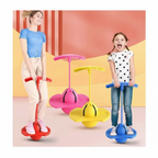 Kids Hopper Ball | Non-Slip Platform | Removable Foam Handles | Balance Training