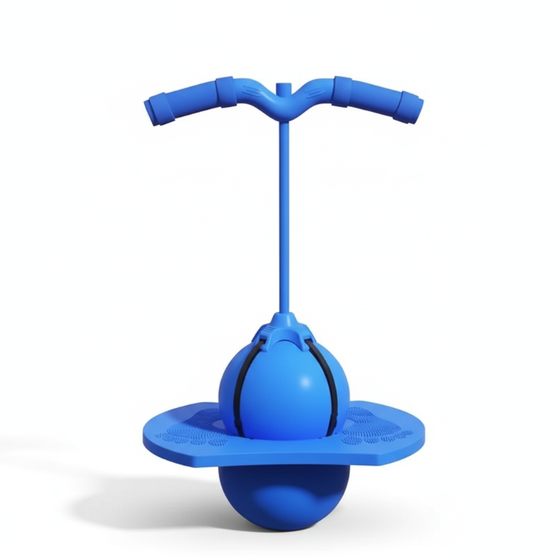 Kids Hopper Ball | Non-Slip Platform | Removable Foam Handles | Balance Training