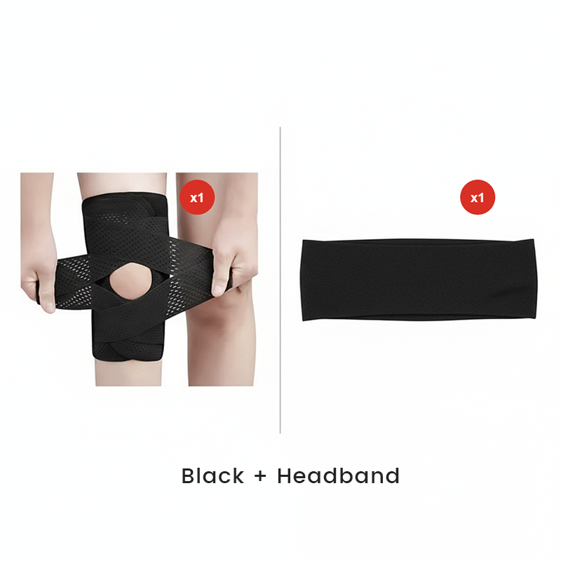 Knee Brace | Open Patella & Adjustable Straps | Breathable Design