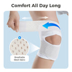 Knee Brace | Open Patella & Adjustable Straps | Breathable Design