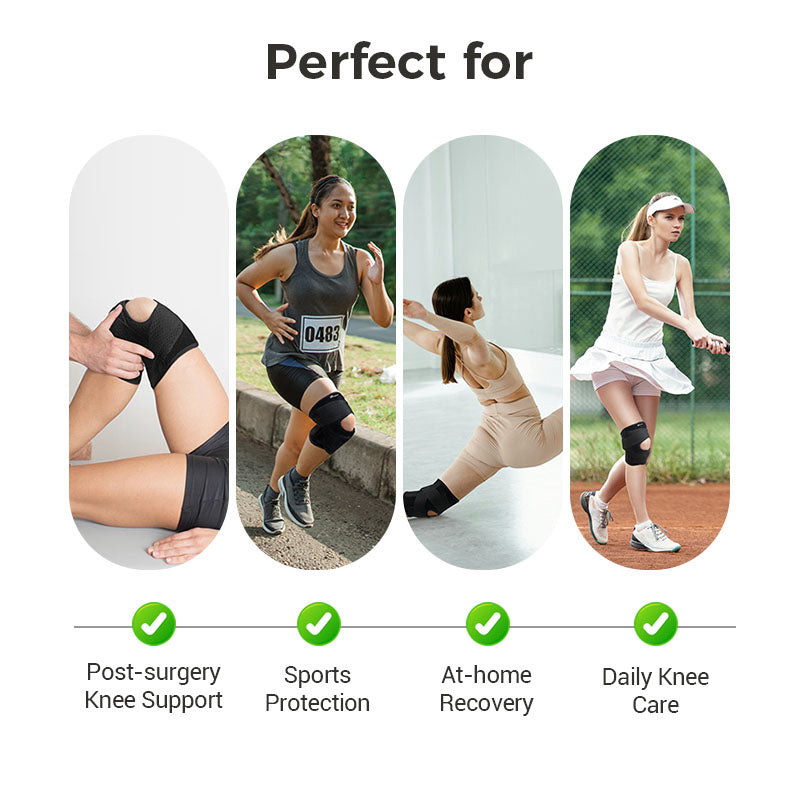 Knee Brace | Open Patella & Adjustable Straps | Breathable Design
