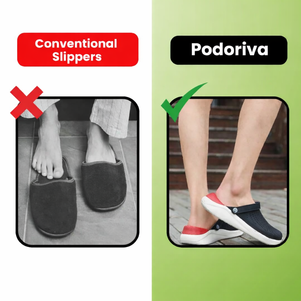 Komfort Clogs | Ergonomisches Fußbett | Rutschfeste Sohle | Ganztägiger Komfort