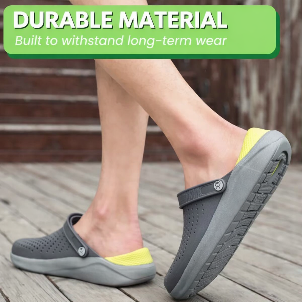 Komfort Clogs | Ergonomisches Fußbett | Rutschfeste Sohle | Ganztägiger Komfort