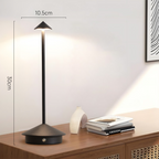 LED Table Lamp | Wireless Rechargeable | Touch Dimmer, USB Charging, Waterproof