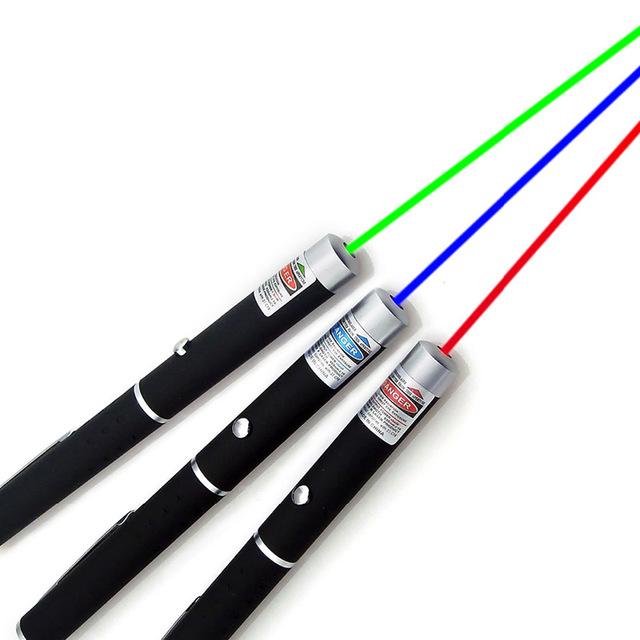Laser Pointer | High-Power Multi-Color | Up to 1000 m Range | Copper & Aluminum Body